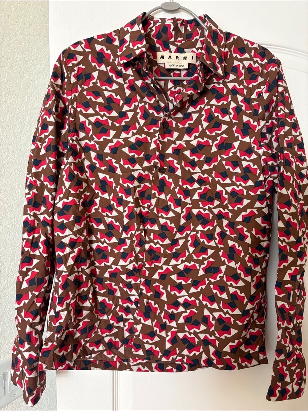 Marni NWOT shirt geometric pattern